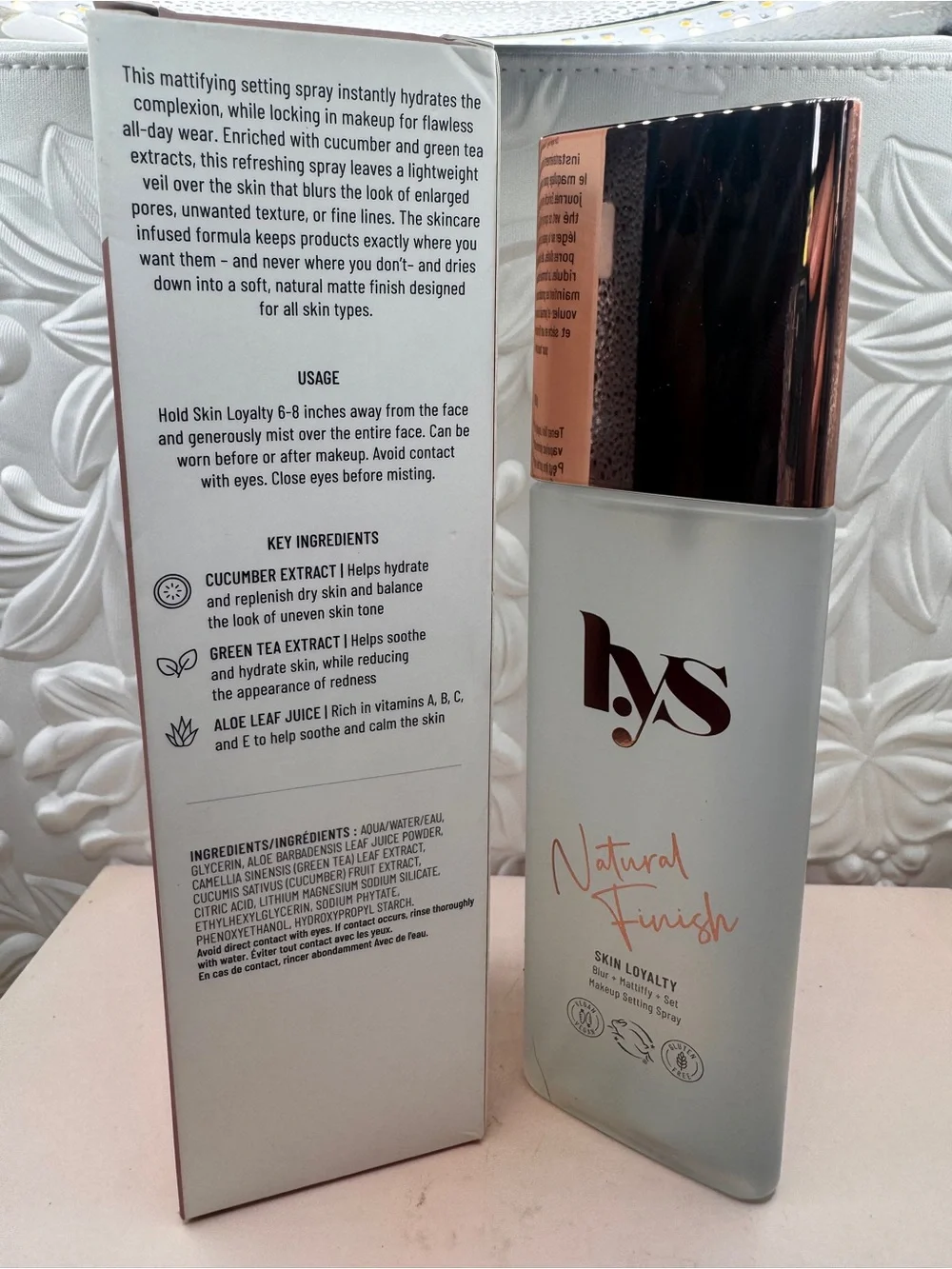 L.ys beauty skin loyalty blur + mattify + set makeup setting spray 3.3oz